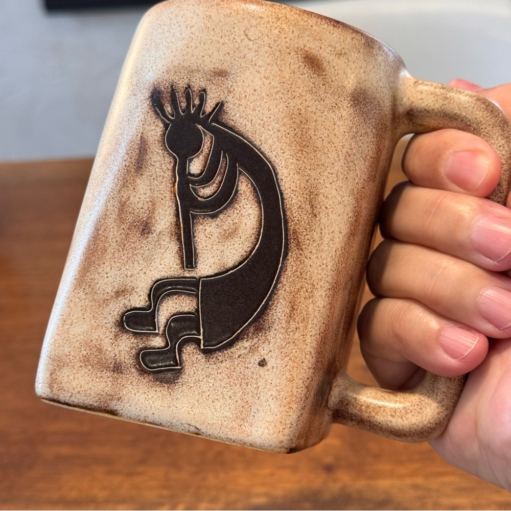 Mara Mexico Kokopelli Flute Player
Pottery Mug Cup Hand Crafted Signed